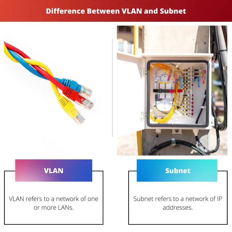 Difference Between VLAN and Subnet