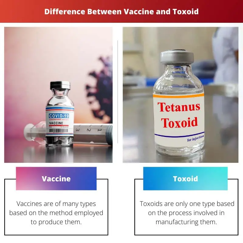 वैक्सीन और के बीच अंतर