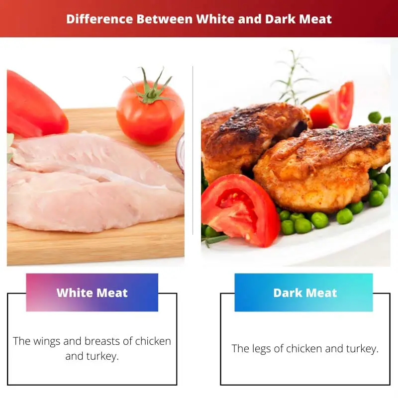 Difference Between White and Dark Meat