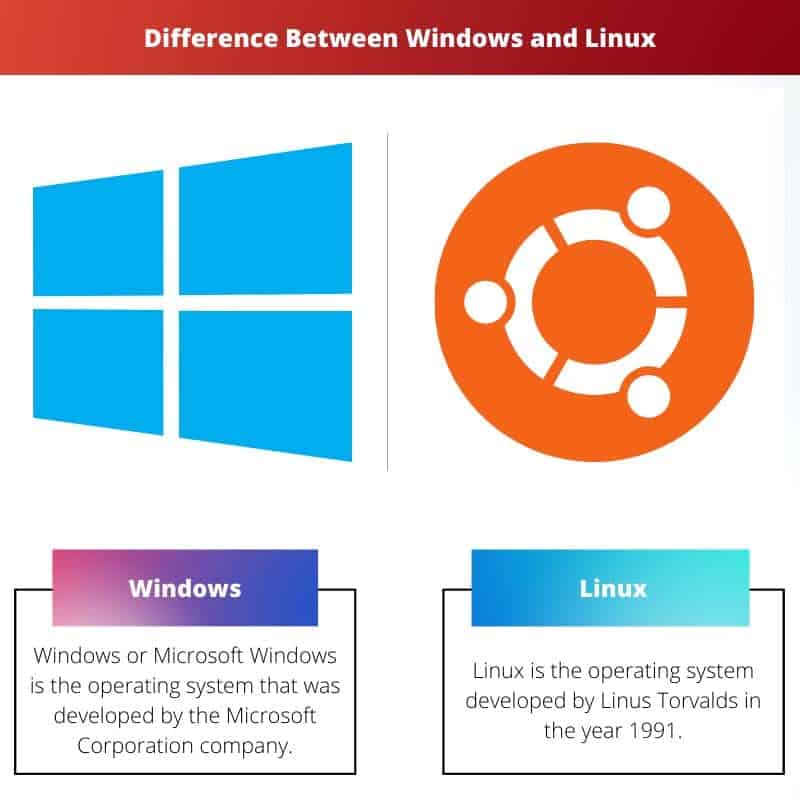 Diferencia entre Windows y