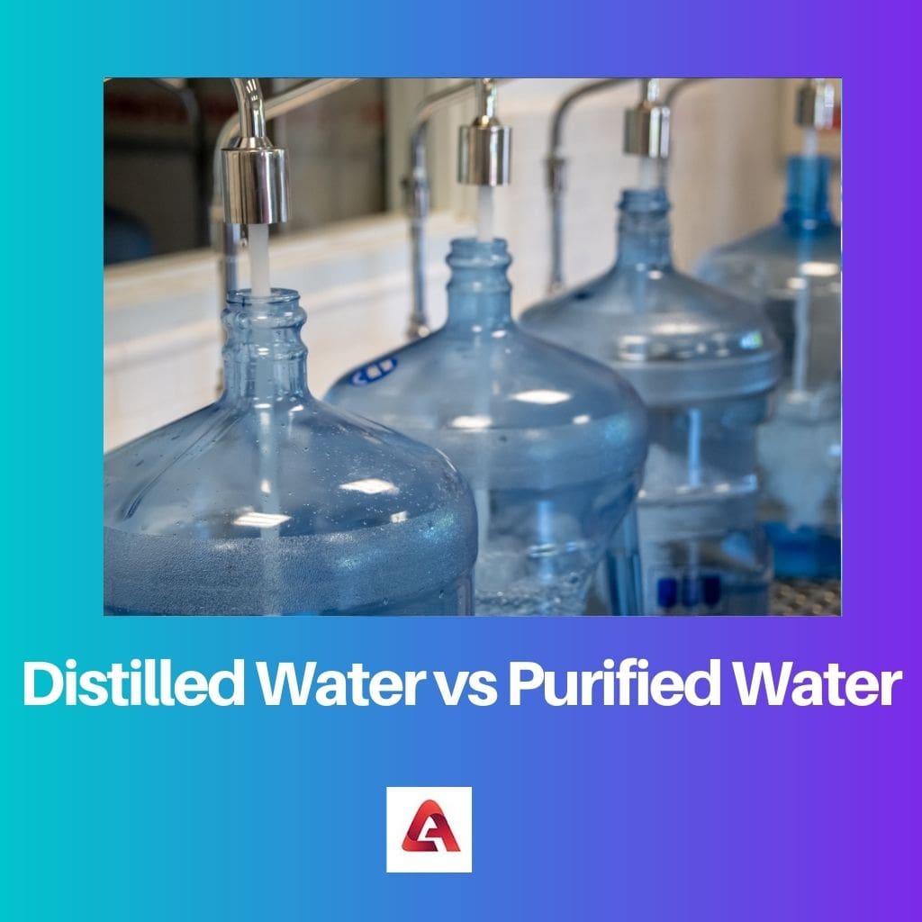 Distilled Water vs Purified Water