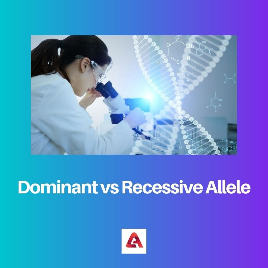 Dominantni vs recesivni alel 1
