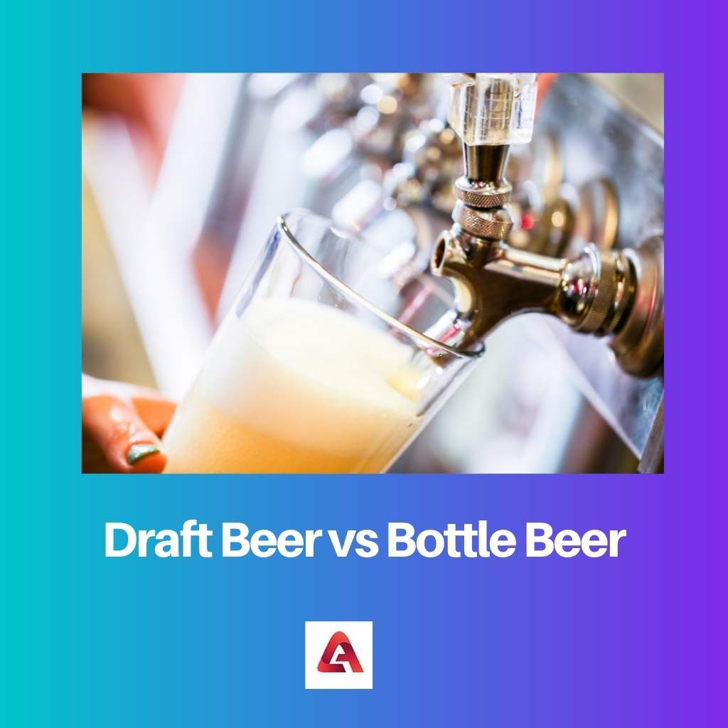 Cerveja de pressão vs cerveja de garrafa