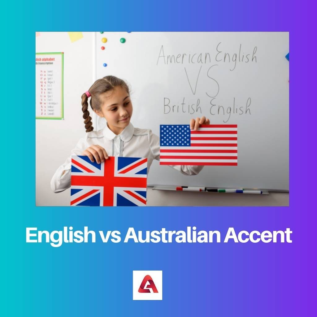 Englisch gegen australischen Akzent
