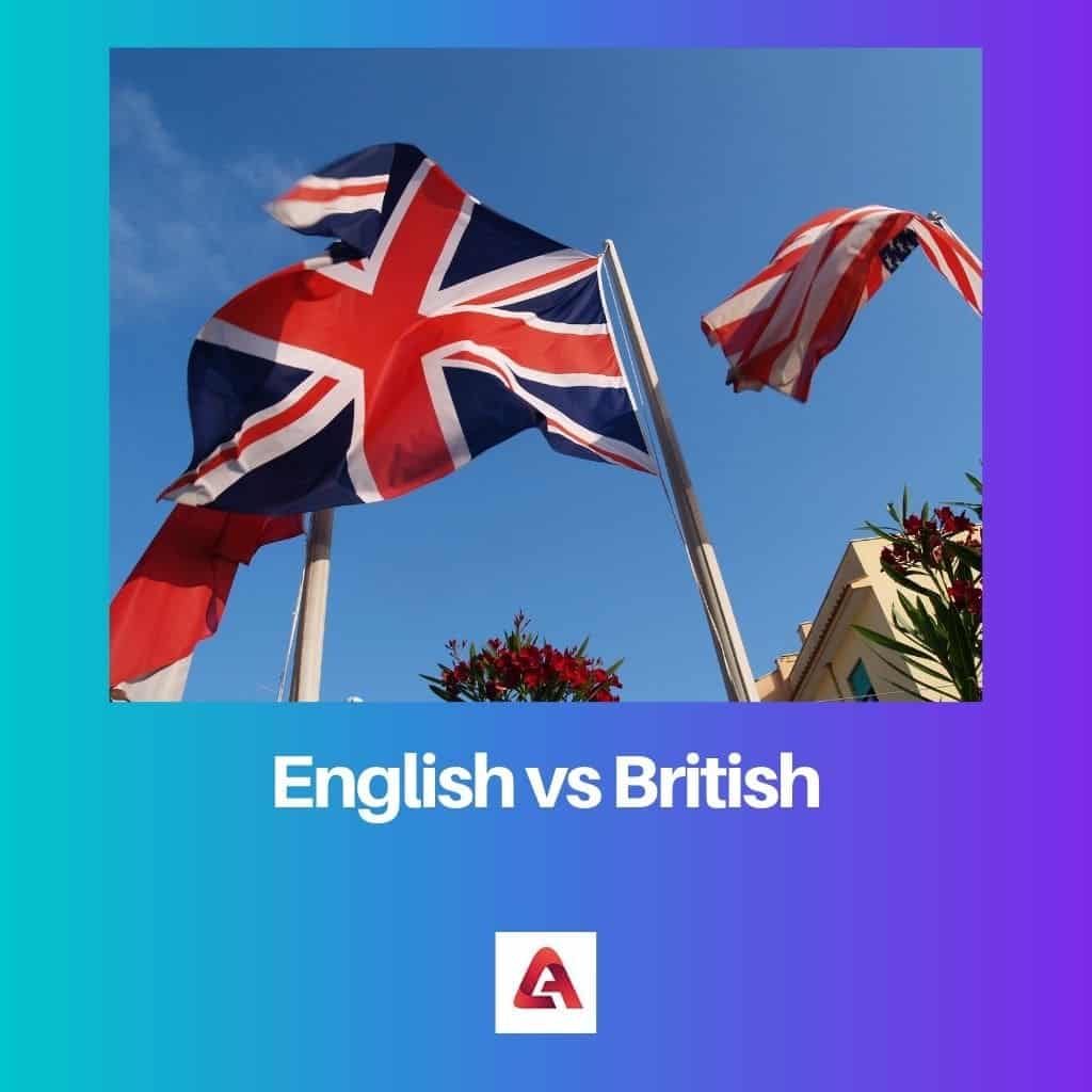 Englisch gegen Britisch