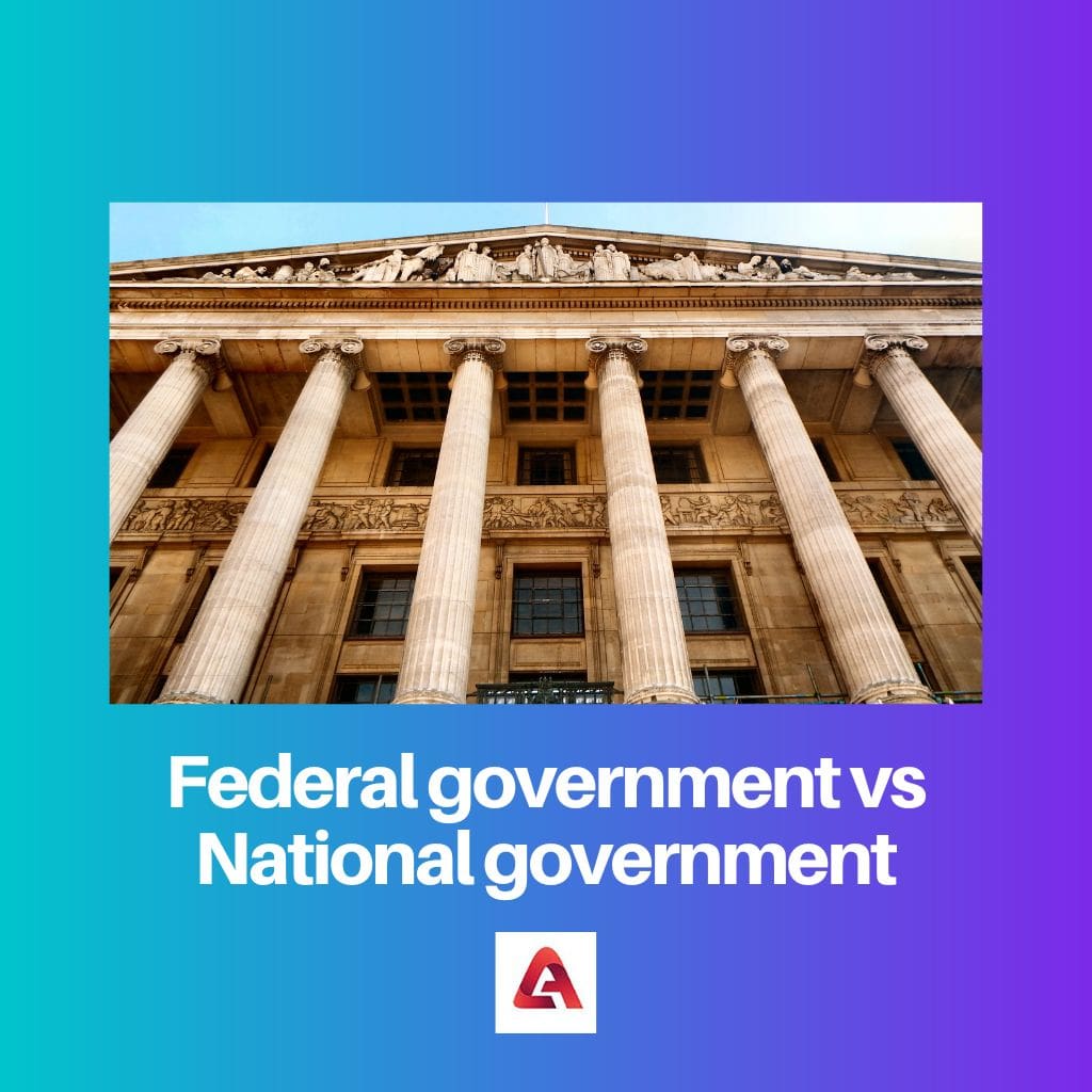 Federal government vs National government