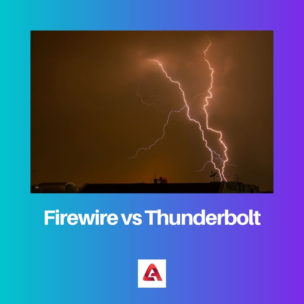 Firewire vs Thunderbolt