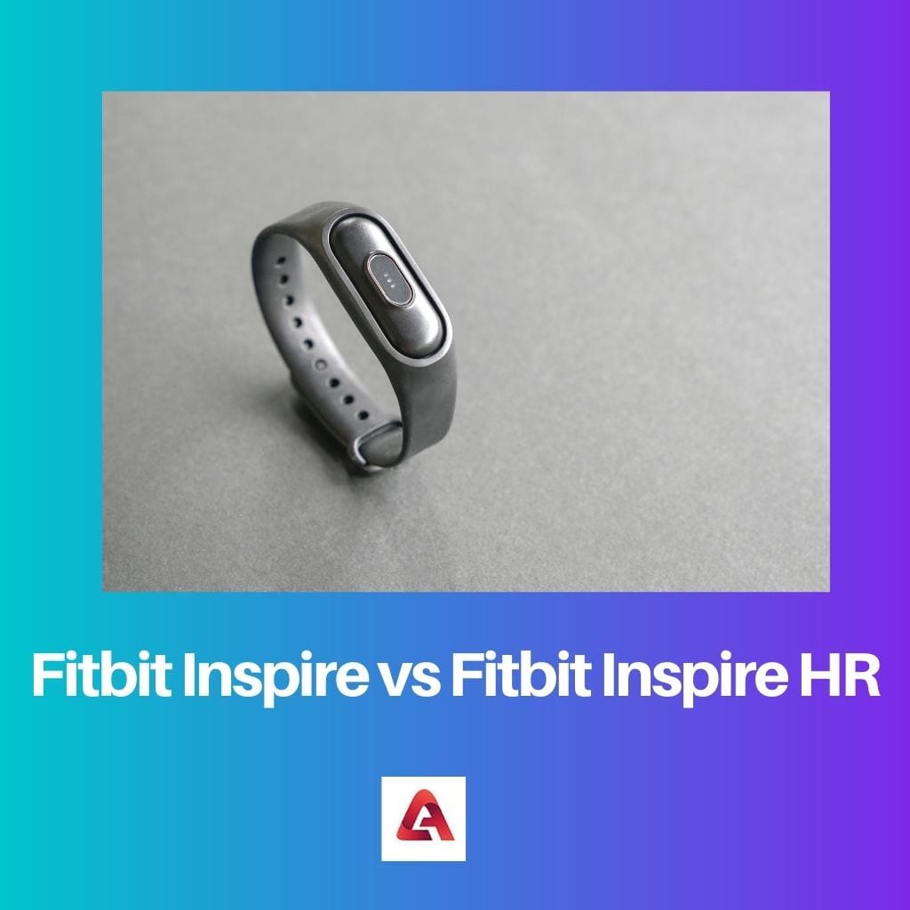 Fitbit Inspire contre Fitbit Inspire HR