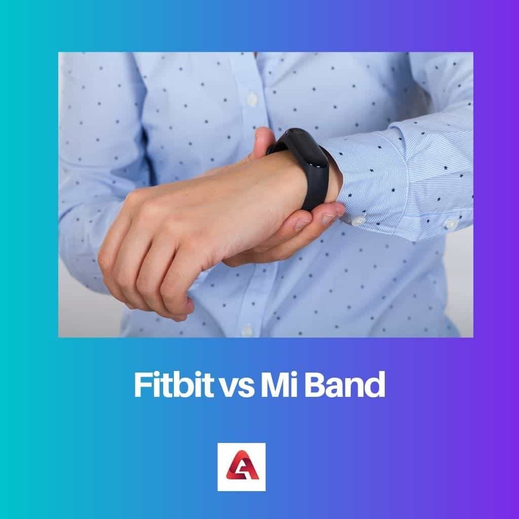 Fitbit so với Mi Band