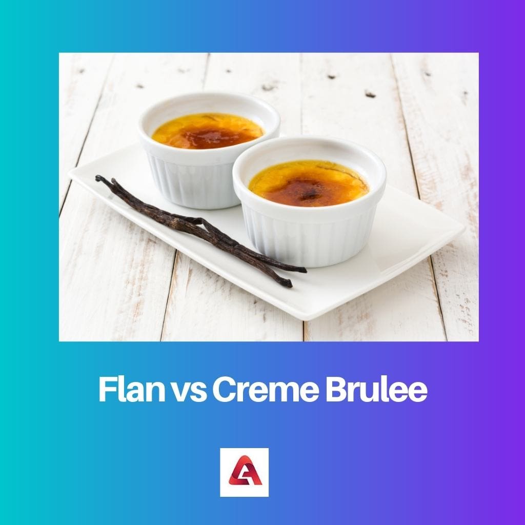 Flan vs Creme Brulée