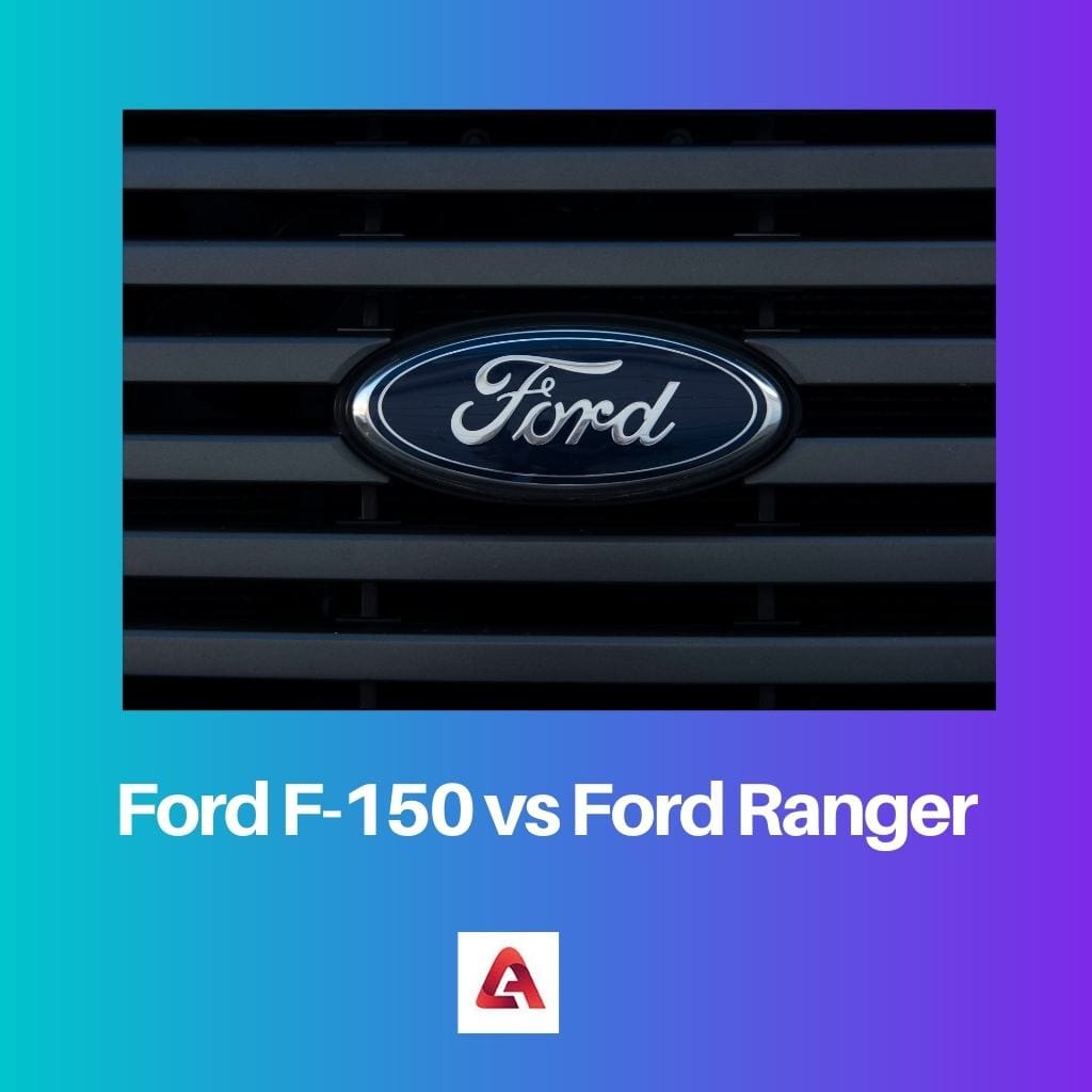 Ford F 150 vs Ford Ranger