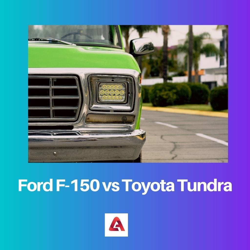 Ford F 150 versus Toyota Tundra