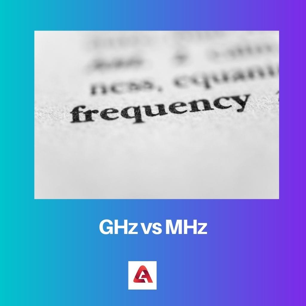 GHz vs MHz