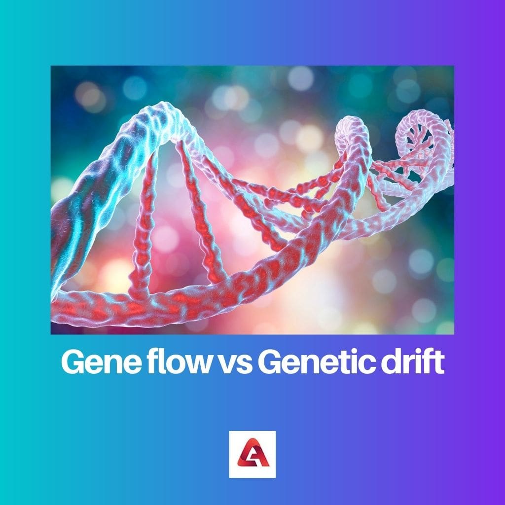 Genstroom versus genetische drift