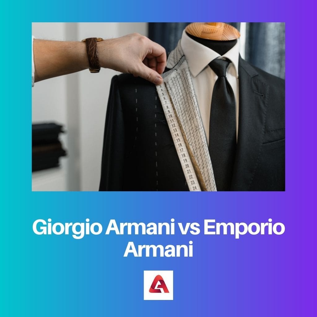Giorgio Armani vs Emporio Armani