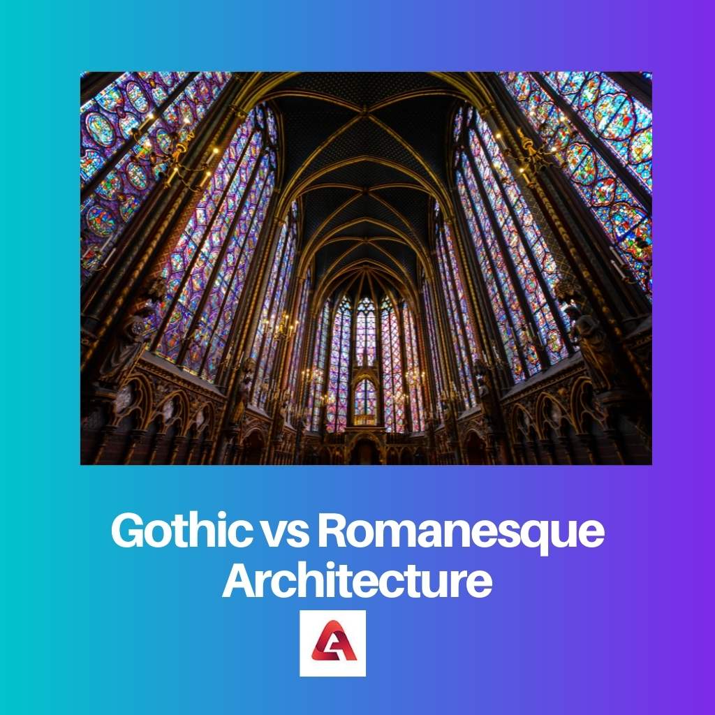 Gotická vs románská architektura