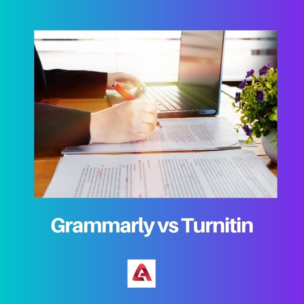 Grammaire vs Turnitin
