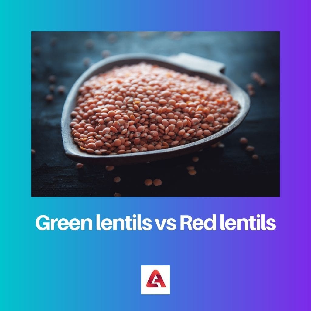 Green lentils vs Red lentils