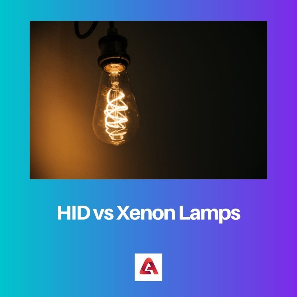 Hid vs Xenon lamps 1