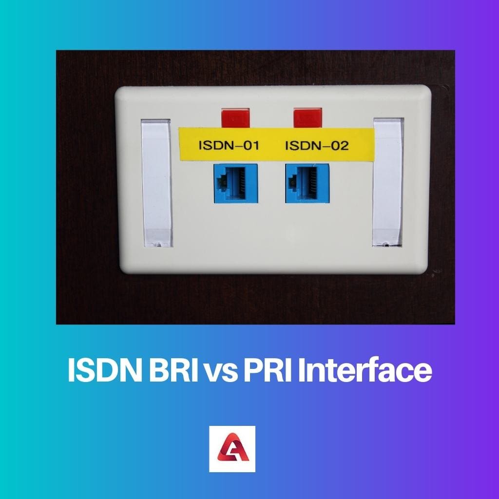 ISDN BRI vs PRI Interface