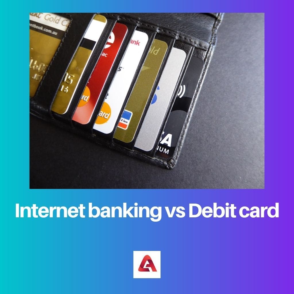 الخدمات المصرفية عبر الإنترنت مقابل بطاقة الخصم