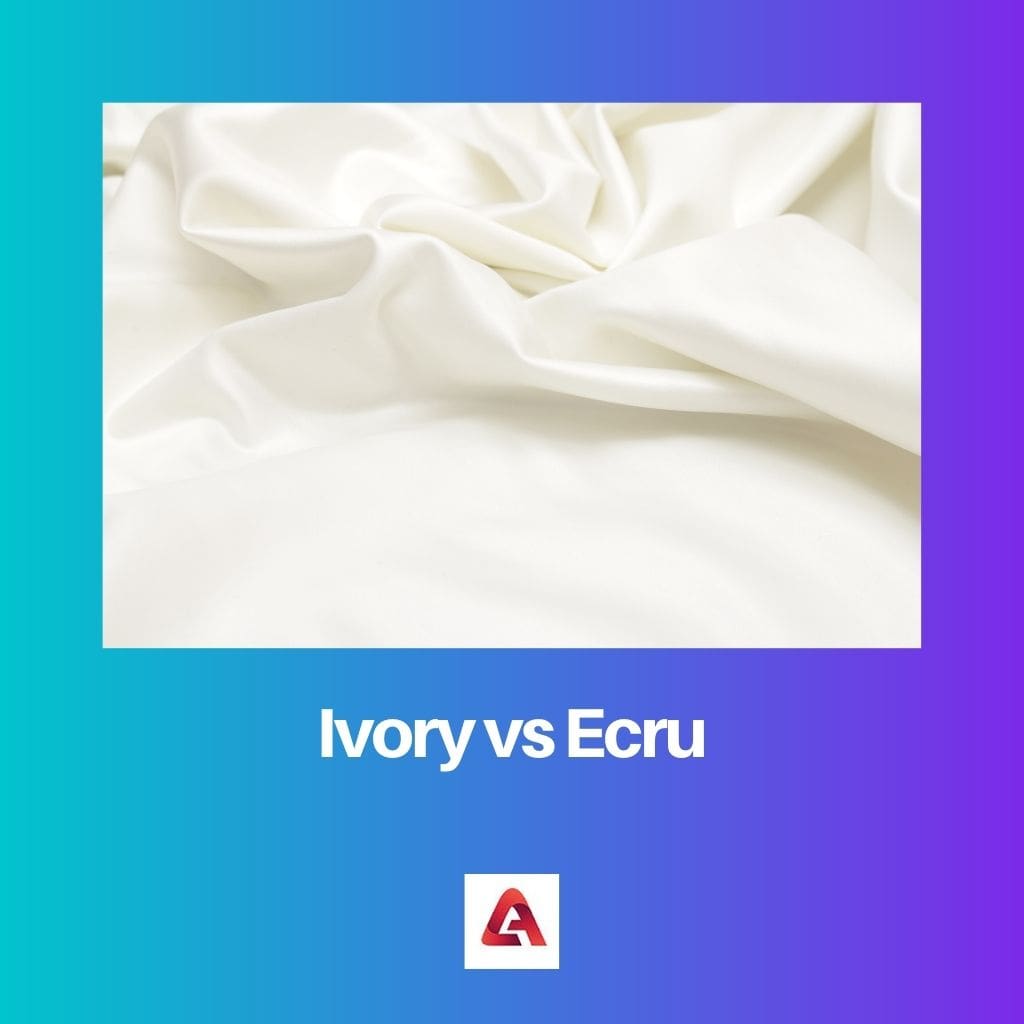 Ivory vs Ecru