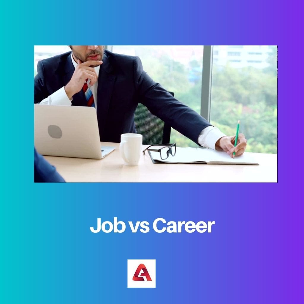Emploi vs carrière