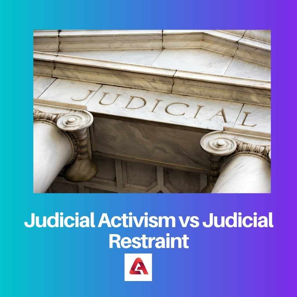 Ativismo Judicial x Restrição Judicial