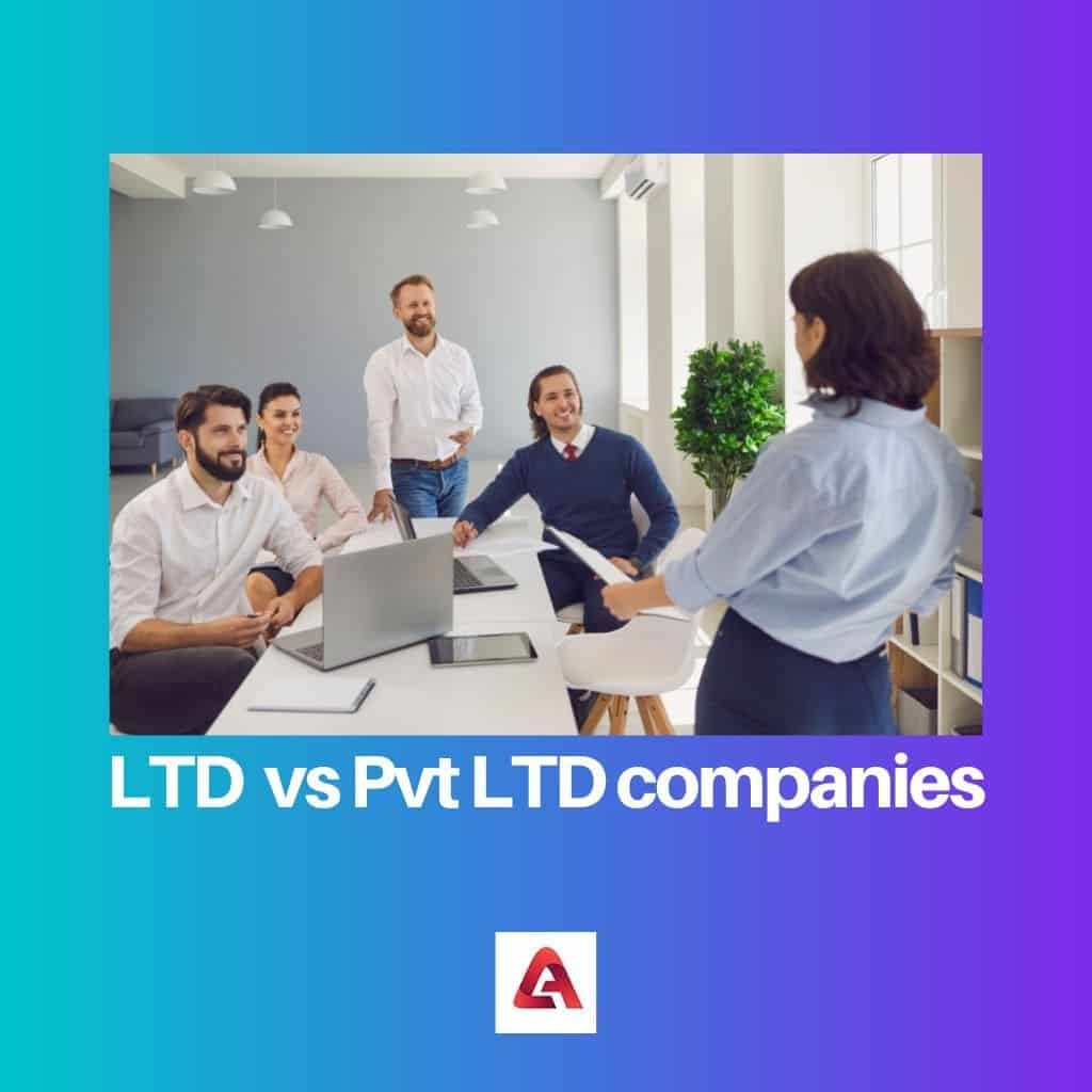 LTD Vs Pvt LTD Companies Difference And Comparison