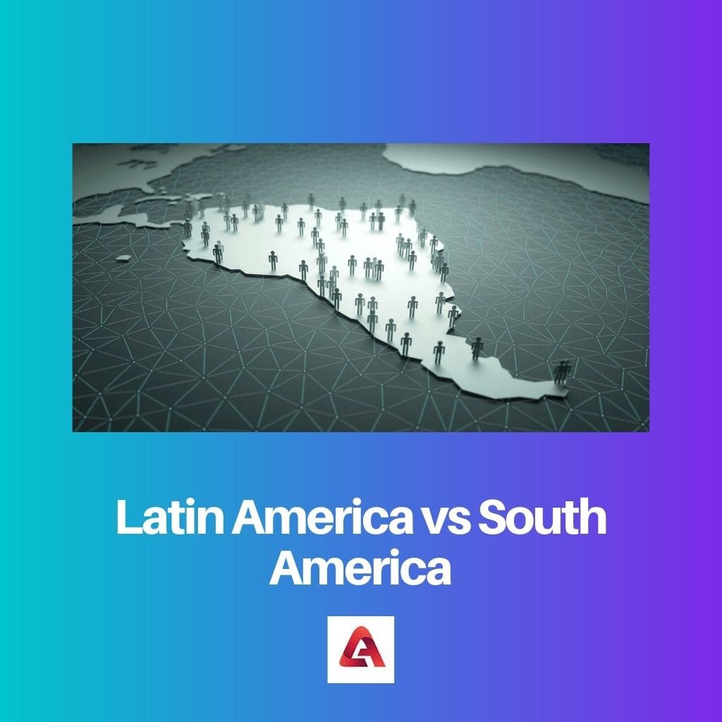 Lateinamerika gegen Südamerika