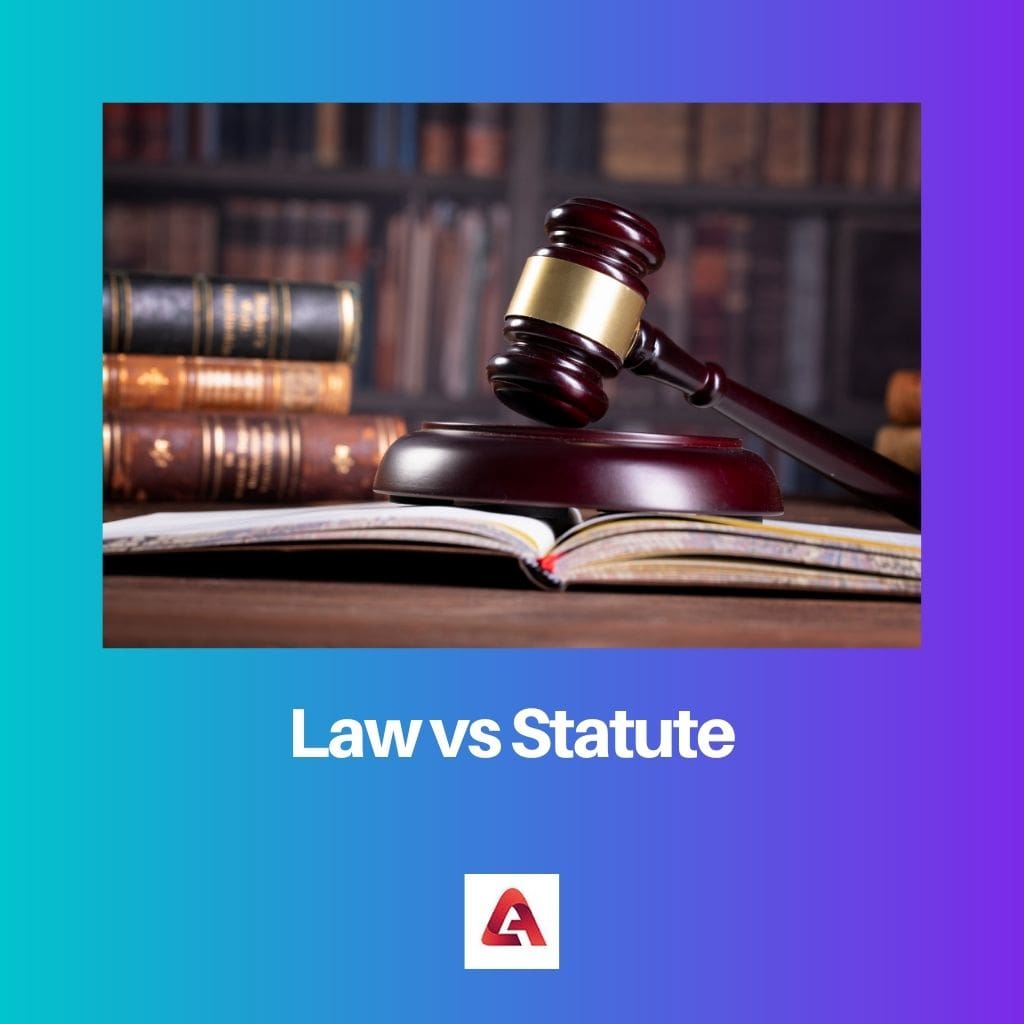 Law vs Statute