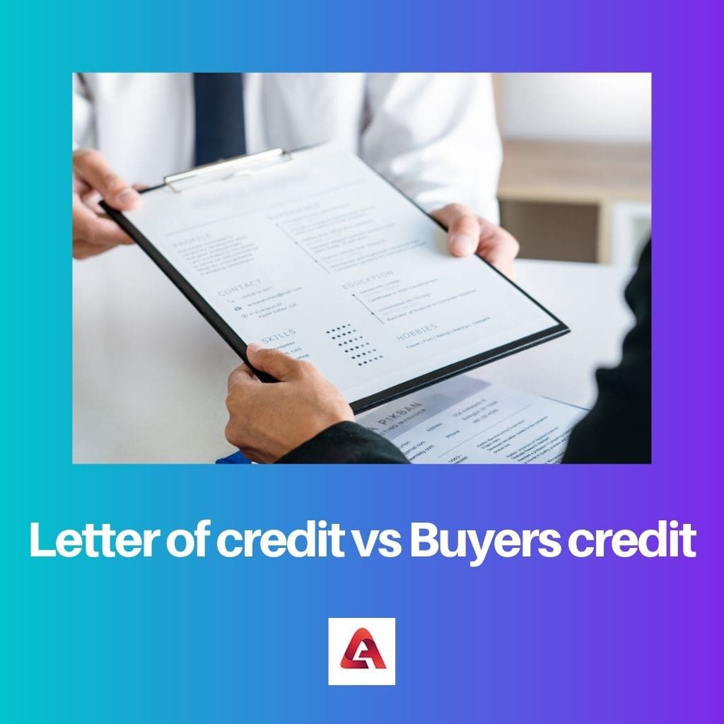 Letter of credit vs Buyers credit