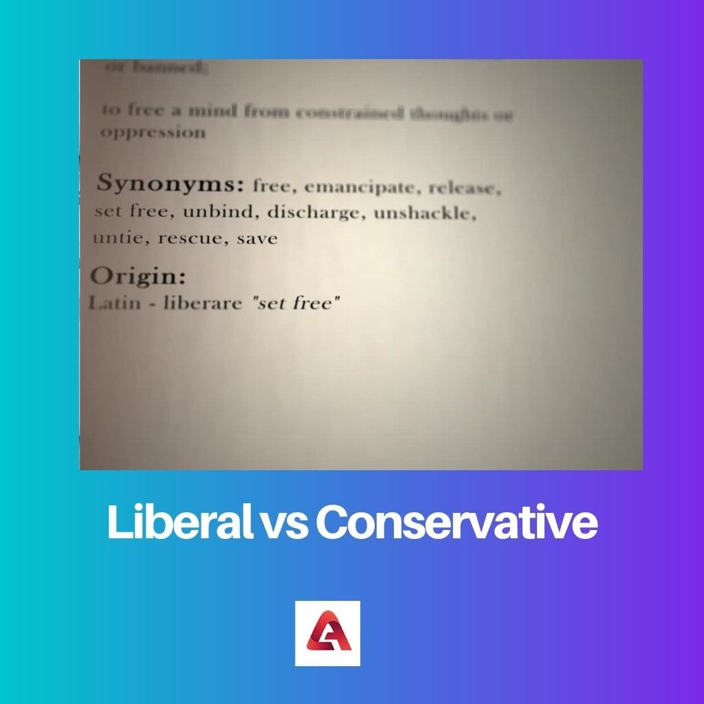 Liberal vs Conservative