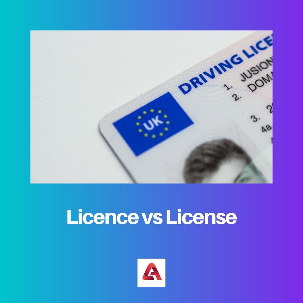 License vs License