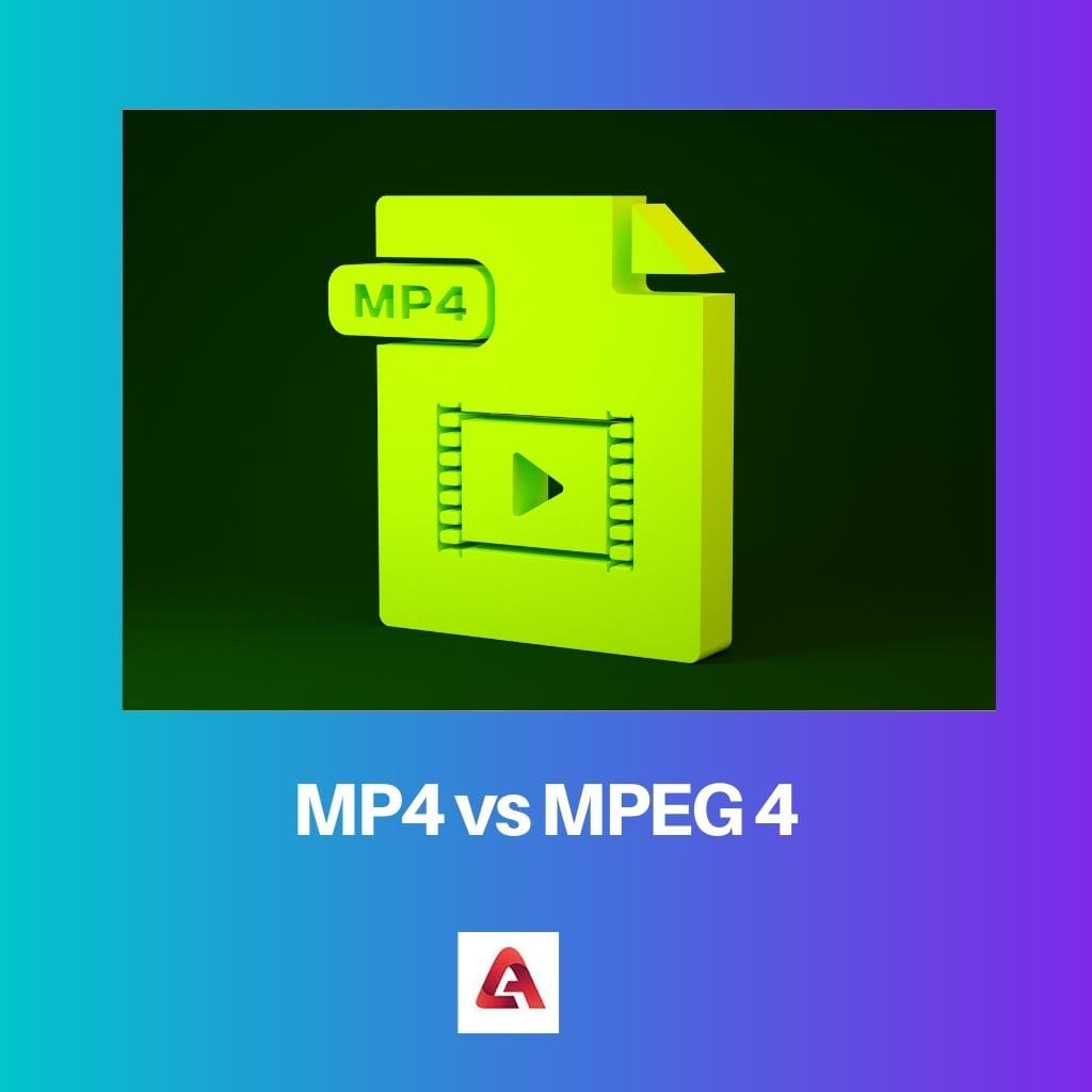 MP4 Vs MPEG 4 Difference And Comparison