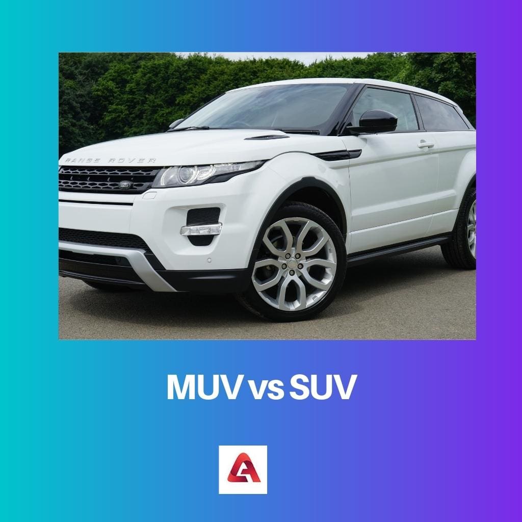 MUV vs SUV