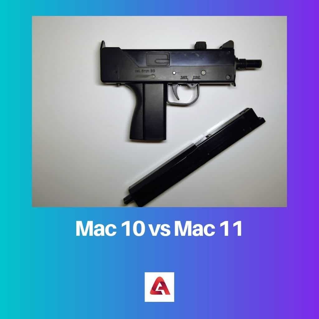 Mac 10 vs Mac 11