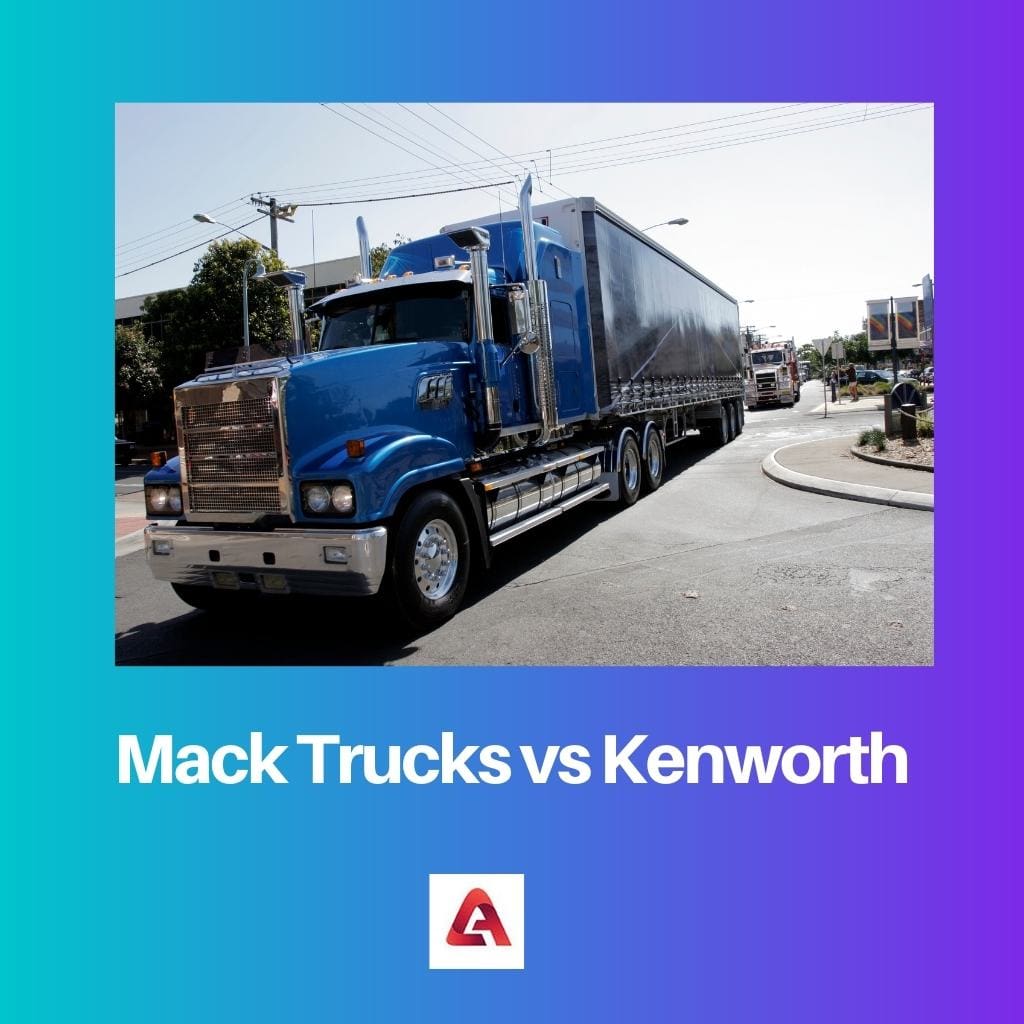 Xe tải Mack đấu với Kenworth