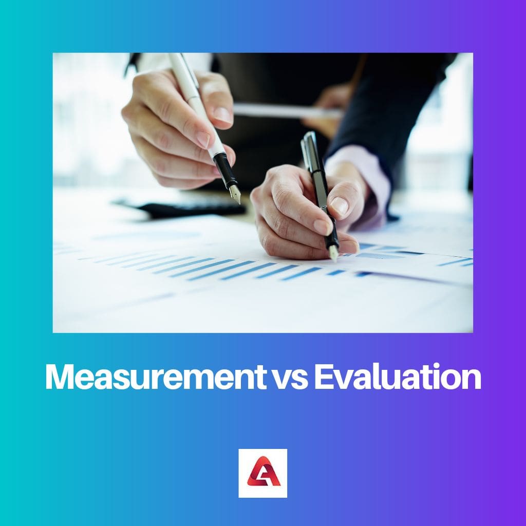 Mesure vs évaluation