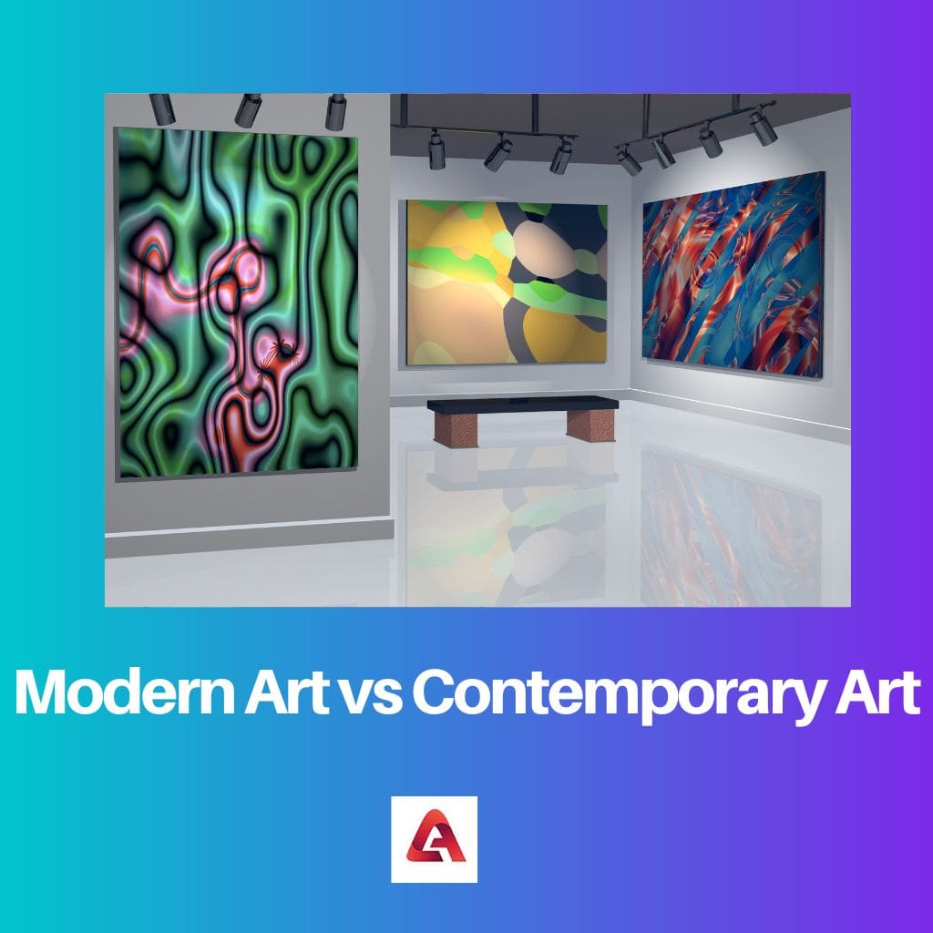 Moderni taide vs nykytaide
