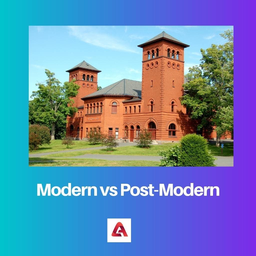 Moderne vs Post Modern