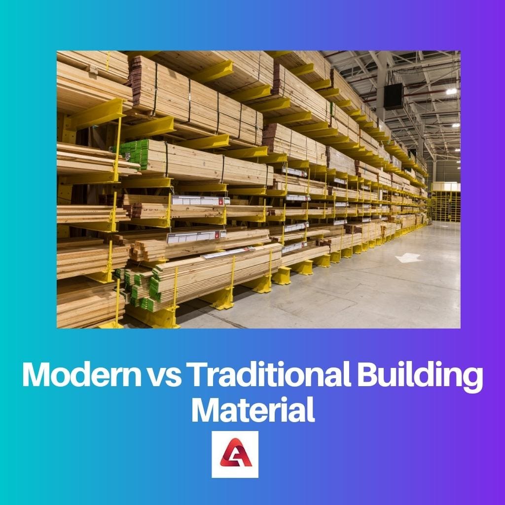 Material de construcción moderno vs tradicional