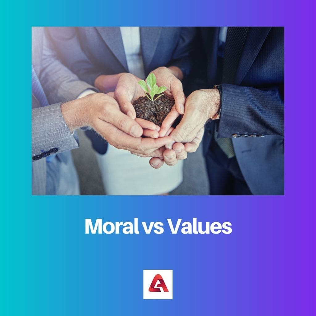 Moral vs Values