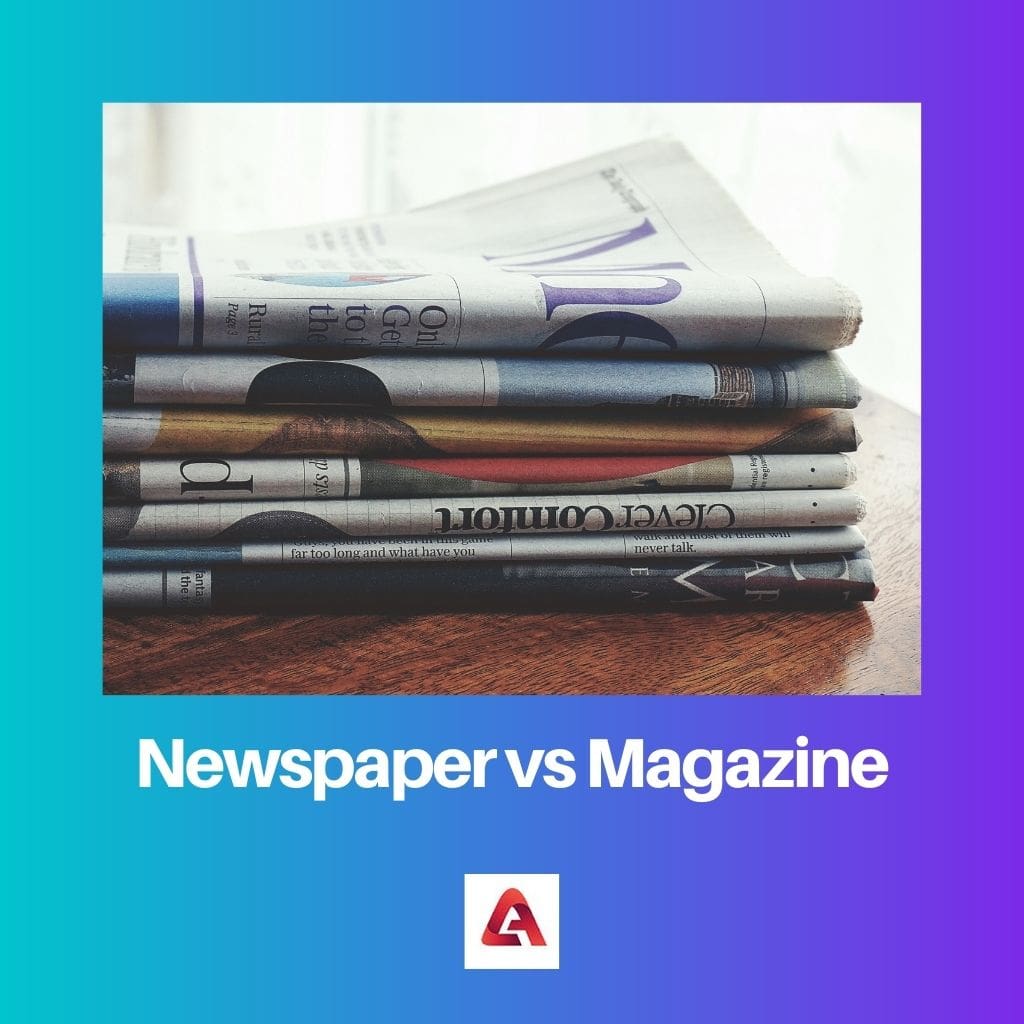 Noviny vs časopis