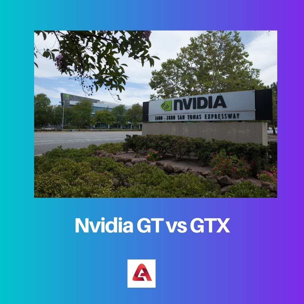 Nvidia GT frente a GTX