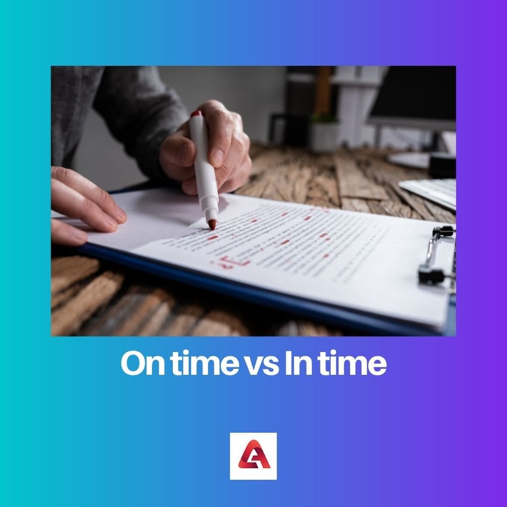 A tiempo vs A tiempo