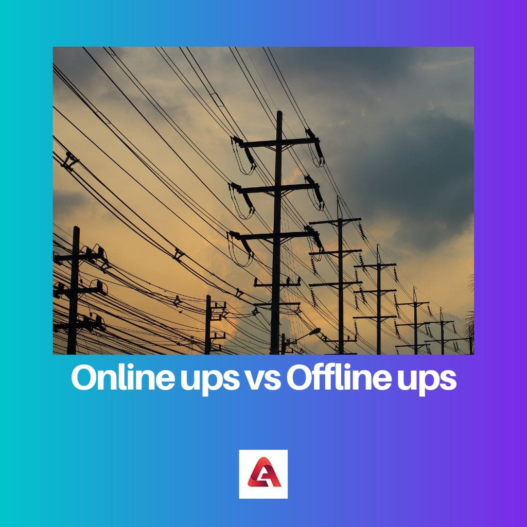 Online ups vs Offline ups
