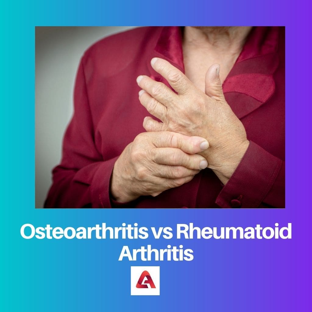 Osteoartritida vs revmatoidní artritida