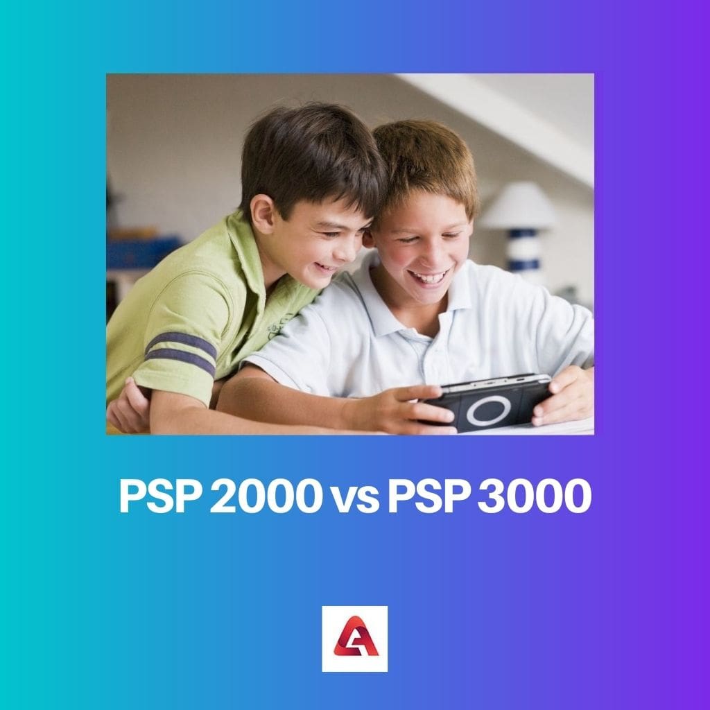 PSP 2000 frente a PSP 3000 1