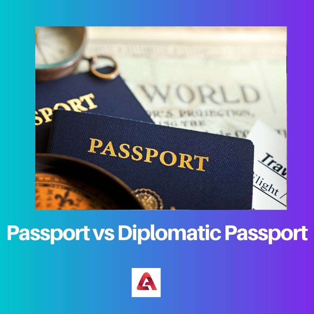 Паспорт против дипломатического паспорта